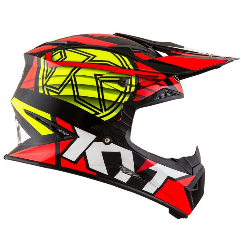 KYT Off Road - Jumpshot Black/Red - Off Road Helmet