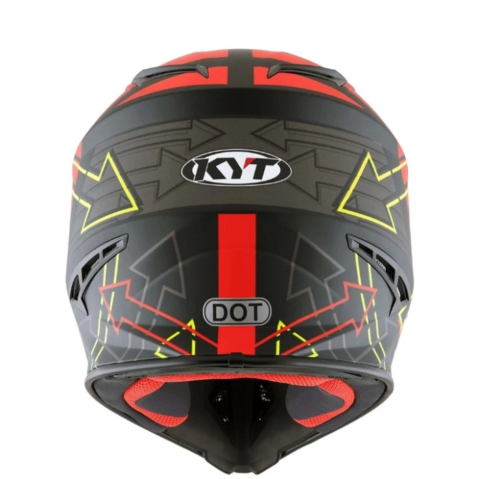 KYT Off Road - Jumpshot Matt Black/Red - Off Road Helmet