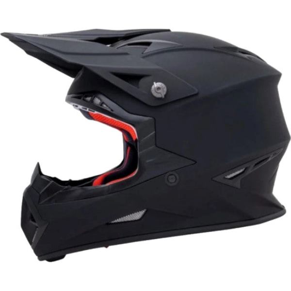 KYT Off Road - Jumpshot Plain Gloss Black - Off Road Helmet