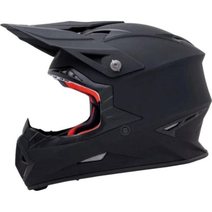 KYT Off Road - Jumpshot Plain Gloss Black - Off Road Helmet