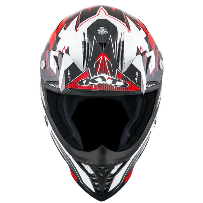 KYT Off Road - Skyhawk Digger White/Red - Off Road Helmet