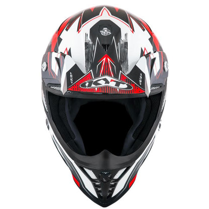 KYT Off Road - Skyhawk Digger White/Red - Off Road Helmet