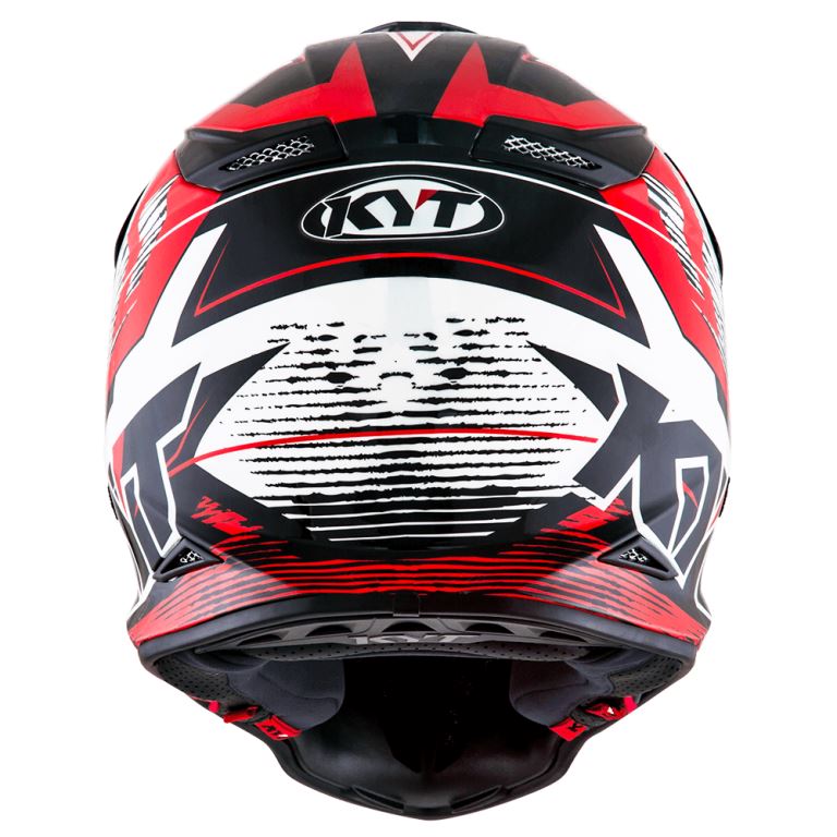 KYT Off Road - Skyhawk Digger White/Red - Off Road Helmet