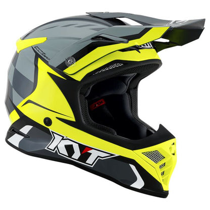 KYT Off Road - Skyhawk Glowing Anthr./Yellow - Off Road Helmet