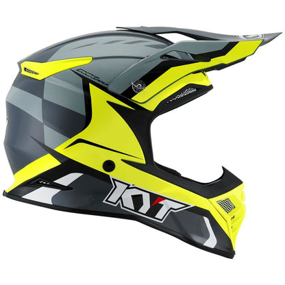 KYT Off Road - Skyhawk Glowing Anthr./Yellow - Off Road Helmet