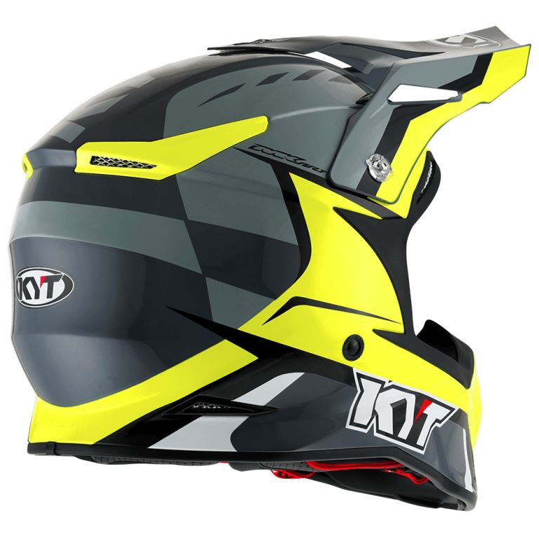 KYT Off Road - Skyhawk Glowing Anthr./Yellow - Off Road Helmet