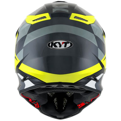 KYT Off Road - Skyhawk Glowing Anthr./Yellow - Off Road Helmet