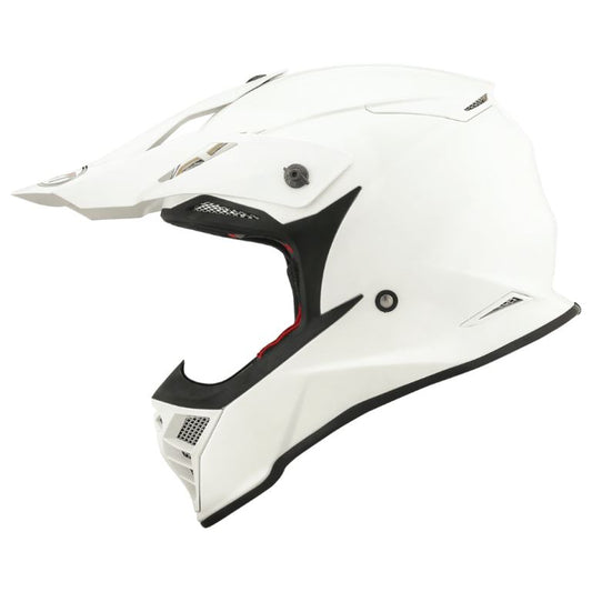 KYT Off Road - Skyhawk Plain White - Off Road Helmet
