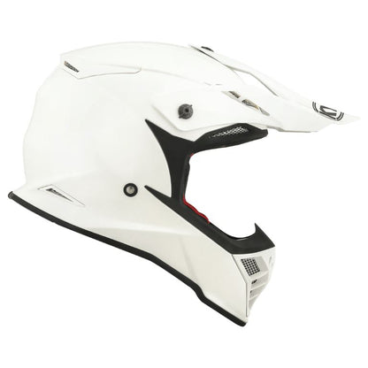 KYT Off Road - Skyhawk Plain White - Off Road Helmet