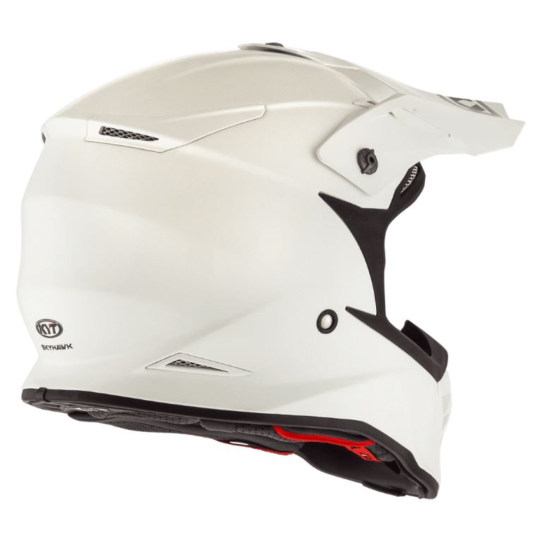 KYT Off Road - Skyhawk Plain White - Off Road Helmet