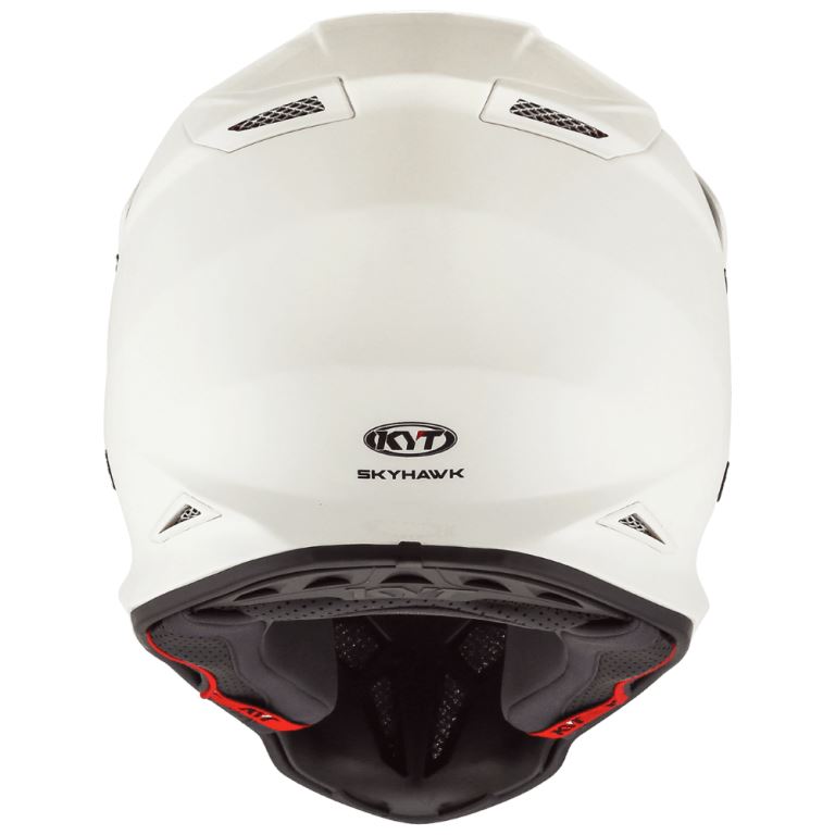 KYT Off Road - Skyhawk Plain White - Off Road Helmet