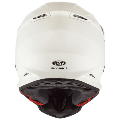 KYT Off Road - Skyhawk Plain White - Off Road Helmet
