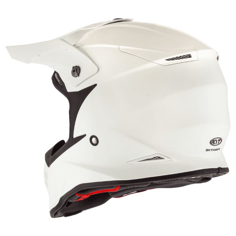 KYT Off Road - Skyhawk Plain White - Off Road Helmet