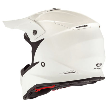 KYT Off Road - Skyhawk Plain White - Off Road Helmet