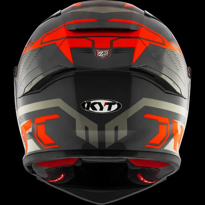 KYT R2R Pro Octane Gloss Helmet-Black/Red