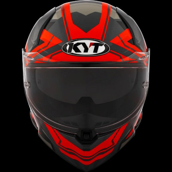 KYT R2R Pro Octane Gloss Helmet-Black/Red