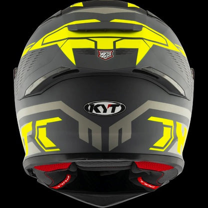 KYT R2R Pro Octane Matt-Black/Yellow Helmet