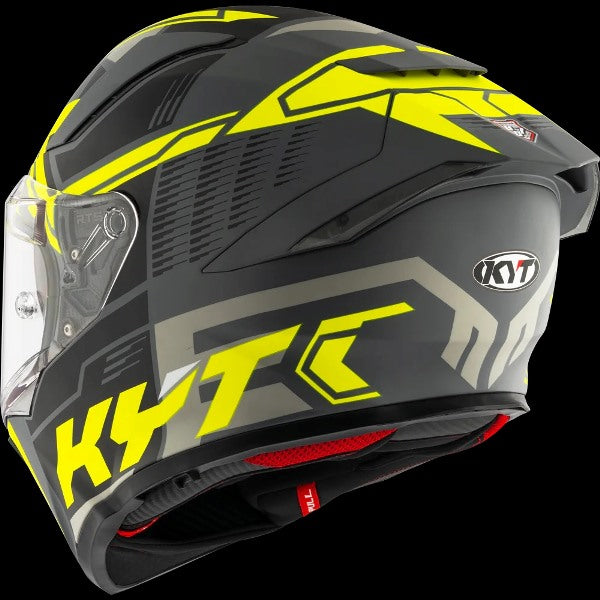 KYT R2R Pro Octane Matt-Black/Yellow Helmet