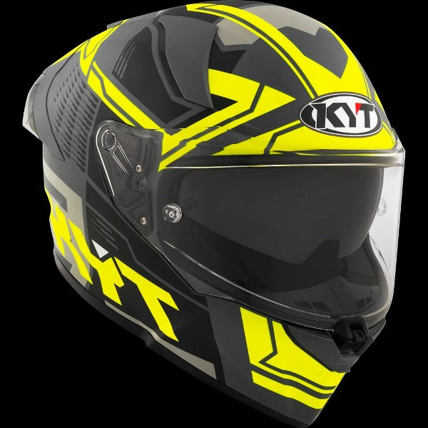KYT R2R Pro Octane Matt-Black/Yellow Helmet