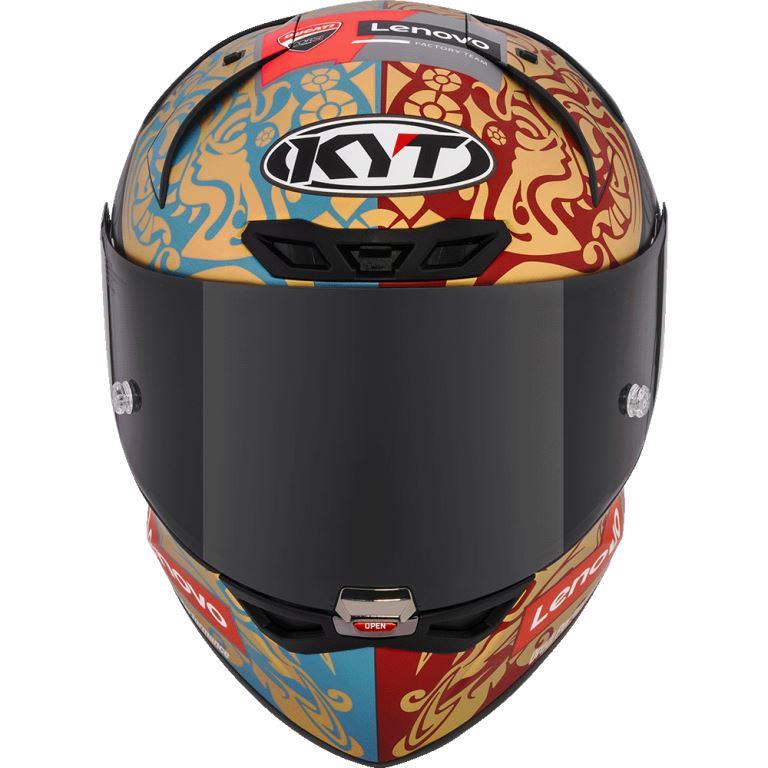 KYT Racing KX-1 RACE GP - Bastianini Idn Rep 2023 With Sponsor Matt - Full Face Helmet