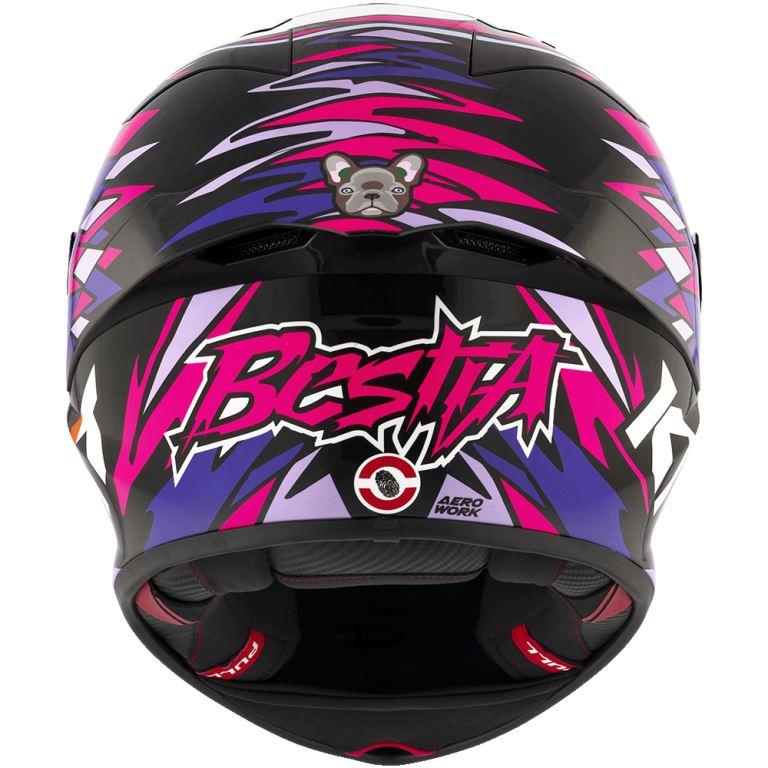 KYT Racing KX-1 RACE GP - Bastianini Rep 2023 With Sponsor - Full Face Helmet