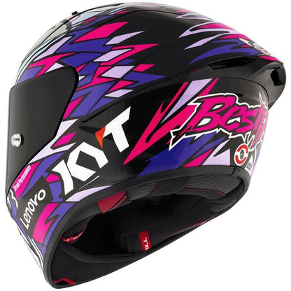 KYT Racing KX-1 RACE GP - Bastianini Rep 2023 With Sponsor - Full Face Helmet