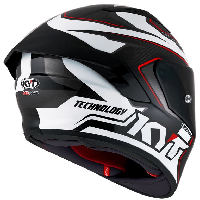 KYT Racing - NZ-Race Carbon Competition White - Full Face Helmet