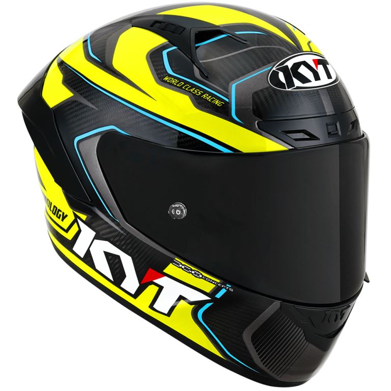 KYT Racing - NZ-Race Carbon Competition Yellow - Full Face Helmet