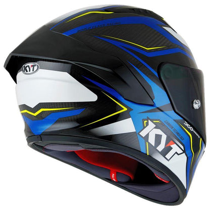 KYT Racing - NZ-Race Carbon Stride Blue White - Full Face Helmet