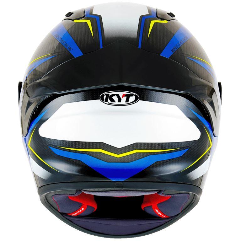 KYT Racing - NZ-Race Carbon Stride Blue White - Full Face Helmet