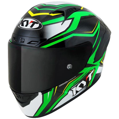 KYT Racing - NZ-Race Carbon Stride Green Fluo - Full Face Helmet