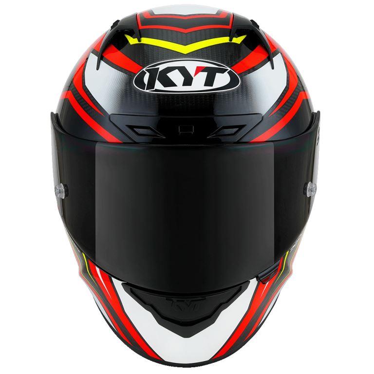 KYT Racing - NZ-Race Carbon Stride Red White - Full Face Helmet