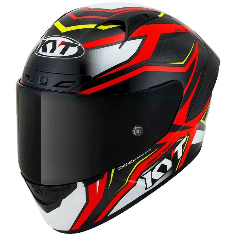 KYT Racing - NZ-Race Carbon Stride Red White - Full Face Helmet