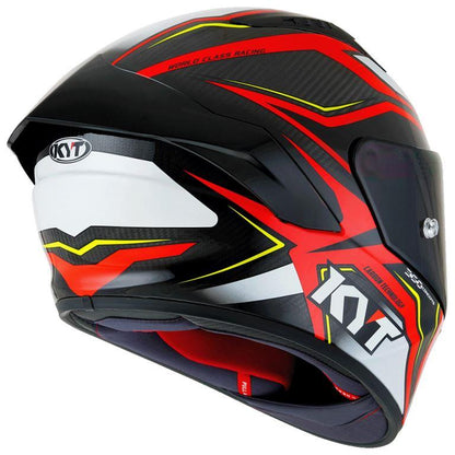 KYT Racing - NZ-Race Carbon Stride Red White - Full Face Helmet