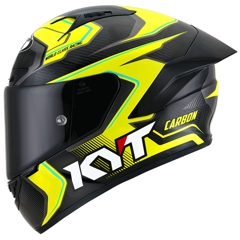 KYT Racing - NZ-Race Competition Gloss Black Yellow - Full Face Helmet