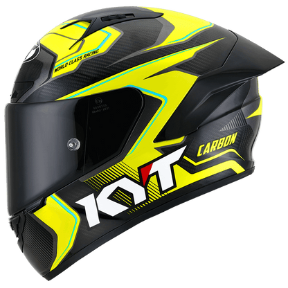 KYT Racing - NZ-Race Competition Gloss Black Yellow - Full Face Helmet