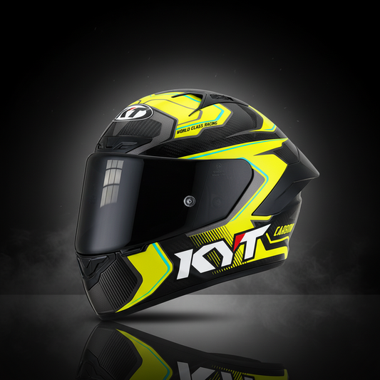 KYT Racing - NZ-Race Competition Gloss Black Yellow - Full Face Helmet