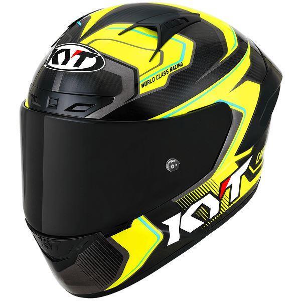 KYT Racing - NZ-Race Competition Gloss Black Yellow - Full Face Helmet