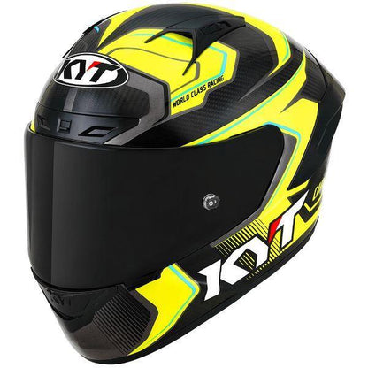 KYT Racing - NZ-Race Competition Gloss Black Yellow - Full Face Helmet