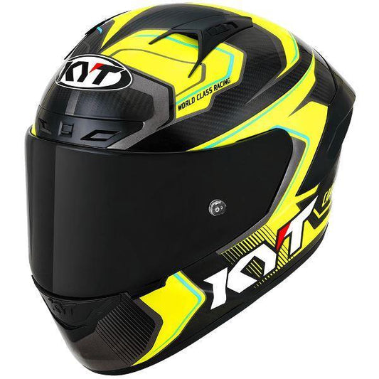 KYT Racing - NZ-Race Competition Gloss Black Yellow - Full Face Helmet