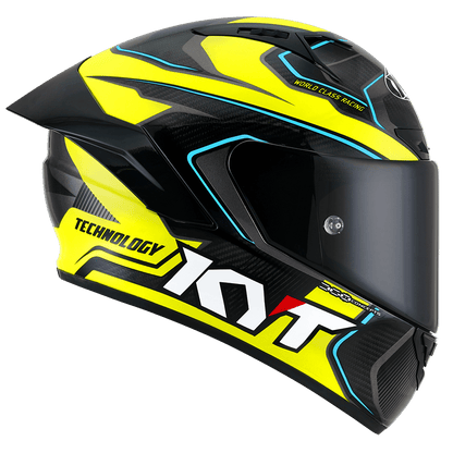 KYT Racing - NZ-Race Competition Gloss Black Yellow - Full Face Helmet