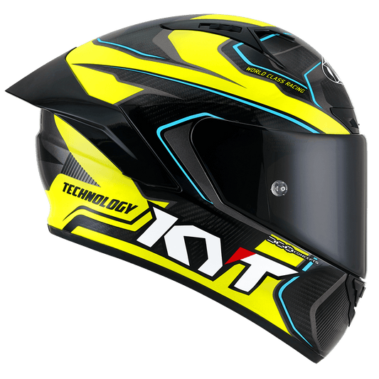 KYT Racing - NZ-Race Competition Gloss Black Yellow - Full Face Helmet