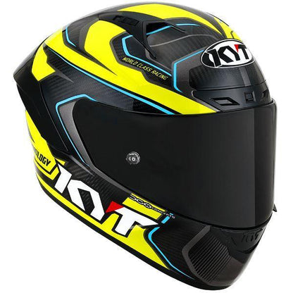 KYT Racing - NZ-Race Competition Gloss Black Yellow - Full Face Helmet