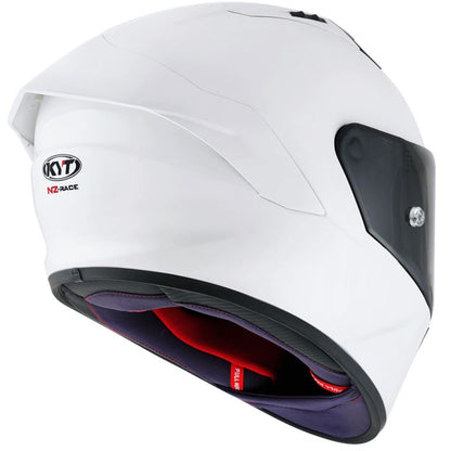 KYT Racing - NZ-Race Plain White - Full Face Helmet
