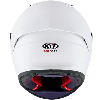 KYT Racing - NZ-Race Plain White - Full Face Helmet