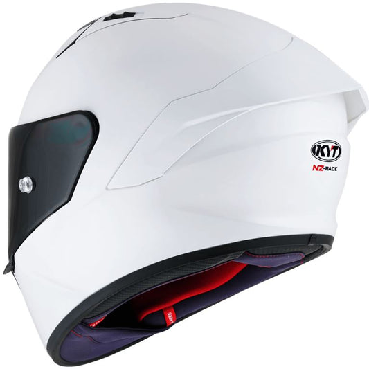 KYT Racing - NZ-Race Plain White - Full Face Helmet