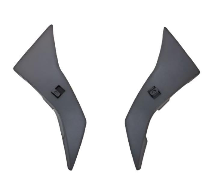 KYT Spare Top Air Vent Set For TT Course Helmets-Black