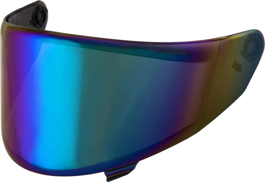 KYT Spare Visor for KYT NZ Race Helmets - Iridium Rainbow