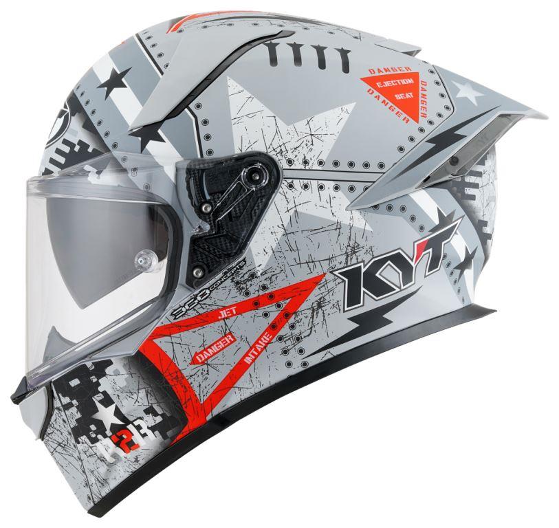 KYT Sport Touring - R2R PRO Assault Matt Grey - Full Face Helmet
