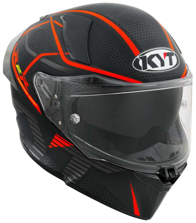 KYT Sport Touring - R2R PRO Concept Matt Black Red - Full Face Helmet
